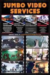 a flyer for jumbo video services