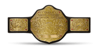 the wwe championship belt on a black background