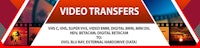 a banner with the words video transfers
