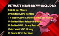 a cartoon elephant with the words'ultimate membership includes'